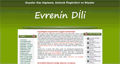 Desktop Screenshot of evrenindili.com